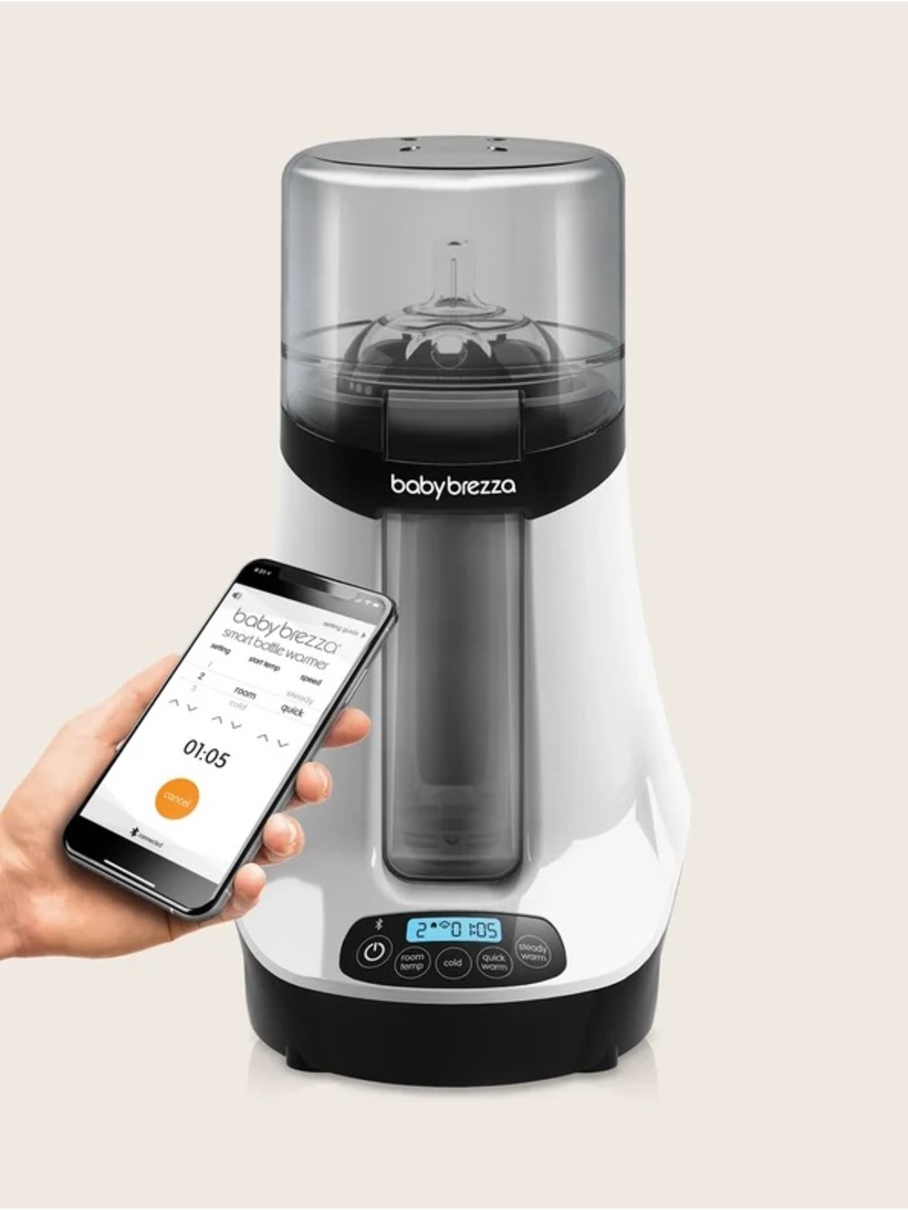 Baby Brezza Smart Bottle Warmer With Bluetooth
